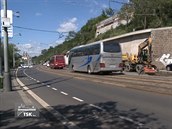 Jak objet nábřeží Kapitána Jaroše, ukazuje video.