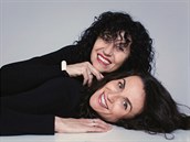 Silvia Straková (dole) a Cecília Blanárová
