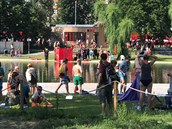 Na koupališti Lhotka se utopil starší muž. (18.6.2019) Na koupališti Lhotka se utopil starší muž. (18.6.2019)