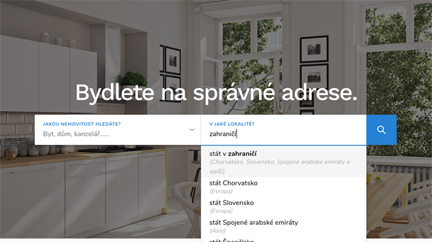 Zahraniční nemovitosti ve vyhledávání Zahraniční nemovitosti ve vyhledávání