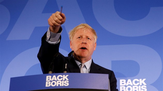 Boris Johnson zahjil kampa za zvolen do ela konzervativc. (12. ervna 2019)