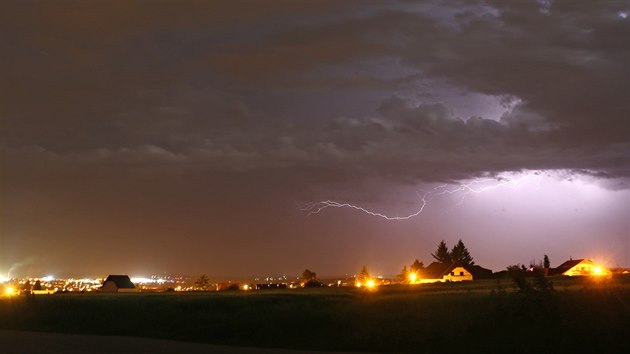 Sobotn bouka v Jihlav. (16.6.2019)