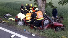 Tragická nehoda u obce Bítov na Berounsku (12. června 2019) Tragická nehoda u obce Bítov na Berounsku (12. června 2019)
