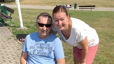 PO ÚRAZU. Do této části života patřil golf s kamarády z Vyžlovky i vyjížďky do... PO ÚRAZU. Do této části života patřil golf s kamarády z Vyžlovky i vyjížďky do...