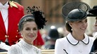 panlsk krlovna Letizia a vvodkyn z Cambridge Kate (Windsor, 17. ervna...