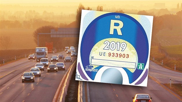 Dálniční známka pro rok 2019 Dálniční známka pro rok 2019