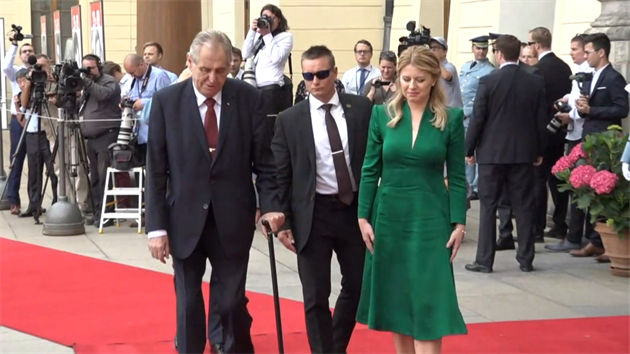 Čaputová je v Praze Čaputová je v Praze