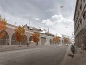 Takto by mohl viadukt vypadat v roce 2022.