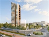 Aktualizovaná vizualizace podoby plánovaného více než sedmdesátimetrového... Aktualizovaná vizualizace podoby plánovaného více než sedmdesátimetrového...