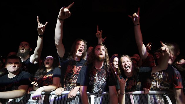 Slayer hrli 25. ervna 2019 v prask Tipsport Aren.