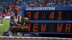 Sprinterka Shaunae Millerová-Uibová ovládla netradiní tra na 300 metr na...