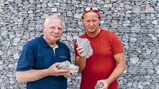 Petr Rambousek (vlevo) a Josef Godány z České geologické služby (ČGS) Petr Rambousek (vlevo) a Josef Godány z České geologické služby (ČGS)