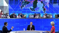 Tradiční beseda ruského prezidenta Vladimira Putina s občany (20. června 2019) Tradiční beseda ruského prezidenta Vladimira Putina s občany (20. června 2019)