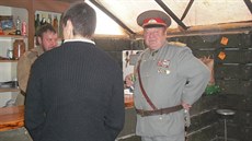 Petr Fessl ve válené uniform.