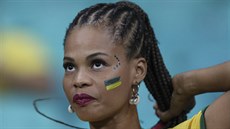 Brazilská fanynka bhem utkání své zem proti Venezuele na mistrovství Jiní...