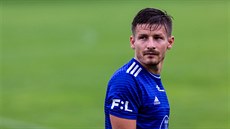 Václav Pilař v přípravném utkání Olomouce. Václav Pilař v přípravném utkání Olomouce.
