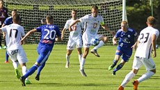 Momentka z utkání Olomouc - Hradec Králové. Momentka z utkání Olomouc - Hradec Králové.