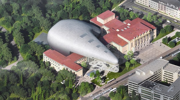 Vítzný návrh prestiního amerického studia na podobu koncertní sín v Ostrav