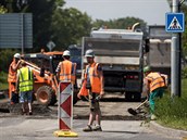 Opravy Vídeňské ulice mají pokračovat až do konce září.