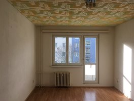 Pvodní vzhled obývacího pokoje