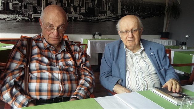 Pavel Taussig a Karel Pacner pi rozhovoru v ervnu 2019.