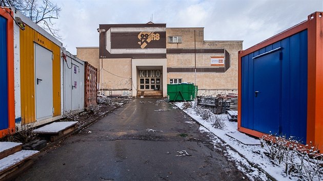 Pestavba rychnovskho kina na knihovnu (leden 2019).