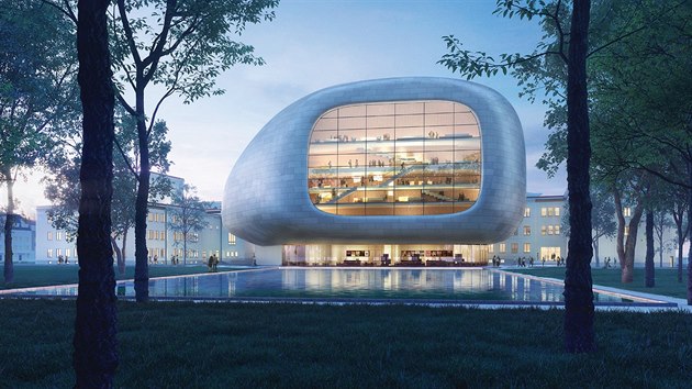 Vítězný návrh prestižního amerického studia na podobu koncertní síně v Ostravě