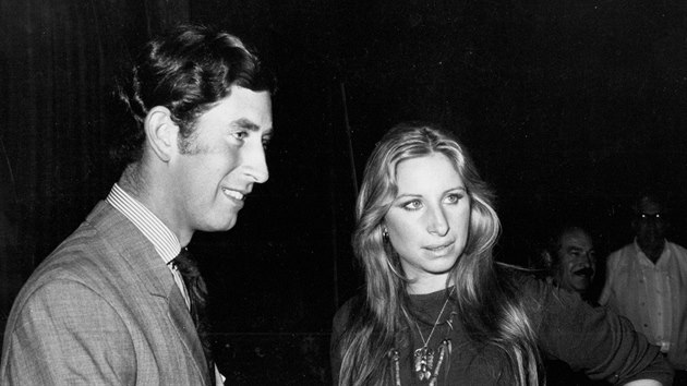 Britsk princ Charles a zpvaka Barbra Streisandov (1974)