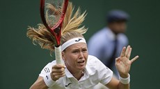 Česká tenistka Marie Bouzková ve 2. kole Wimbledonu. Česká tenistka Marie Bouzková ve 2. kole Wimbledonu.