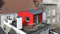 Na první pohled se může zdát nová přístavba jako fotomontáž. Kousek Skandinávie... Na první pohled se může zdát nová přístavba jako fotomontáž. Kousek Skandinávie...