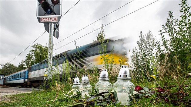 Přejezd v Černožicích (15.7.2019). Přejezd v Černožicích (15.7.2019).