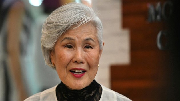 Jihokorejská modelka Čche Sun-hwa (Soul, 11. června 2019) Jihokorejská modelka Čche Sun-hwa (Soul, 11. června 2019)