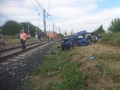 Nehoda na přejezdu u Hořetic na Lounsku (16. července 2019) Nehoda na přejezdu u Hořetic na Lounsku (16. července 2019)