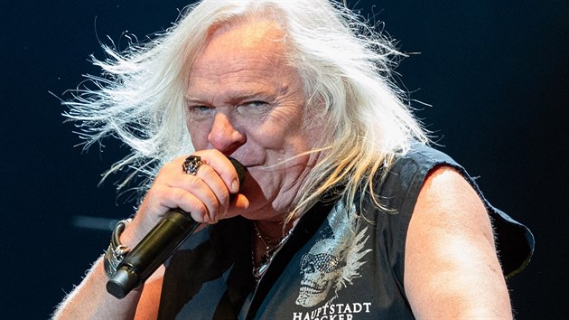 Kanadsk rodk Bernie Shaw s legendrn britskou skupinou Uriah Heep vystoupil na festivalu Masters of Rock ve Vizovicch.