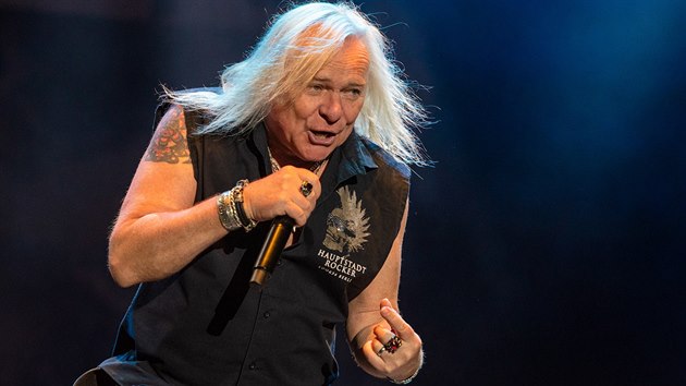 Kanadsk rodk Bernie Shaw s legendrn britskou skupinou Uriah Heep vystoupil na festivalu Masters of Rock ve Vizovicch.