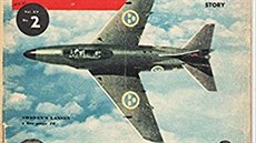 Obálka asopisu Flying Review z léta 1959