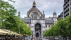 Nádraží Antwerpen-Centraal v belgických Antverpách Nádraží Antwerpen-Centraal v belgických Antverpách