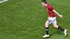 Sparanský obránce Ondej Zahustel se raduje z gólu v závru jara 2019 proti...