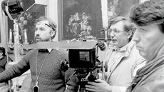V roce 1988 spolu kameraman Jaromír ofr (vlevo) a reisér Jií Menzel...
