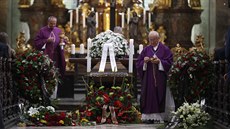 Pohřeb Josefa Kouteckého v bazilice Nanebevzetí Panny Marie na Strahově. (13.... Pohřeb Josefa Kouteckého v bazilice Nanebevzetí Panny Marie na Strahově. (13....