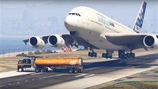 Těsné přistání v Grand Theft Autu 5 Těsné přistání v Grand Theft Autu 5