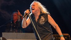 Kanadský rodák Bernie Shaw s legendární britskou skupinou Uriah Heep vystoupil... Kanadský rodák Bernie Shaw s legendární britskou skupinou Uriah Heep vystoupil...