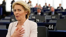 Nov zvolená pedsedkyn Evropské komise Ursula von der Leyenová (16. ervence...