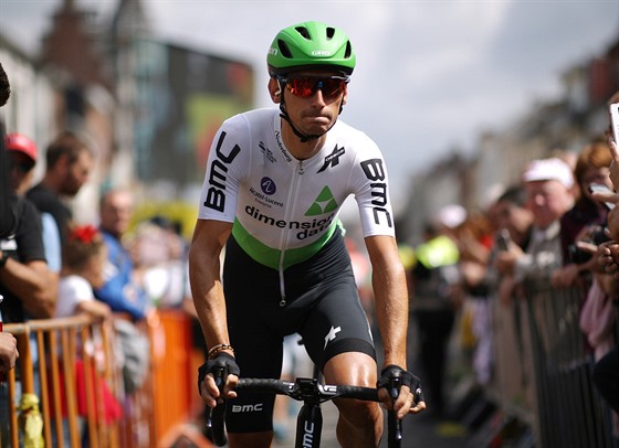 Roman Kreuziger pi jedné z etap Tour de France.