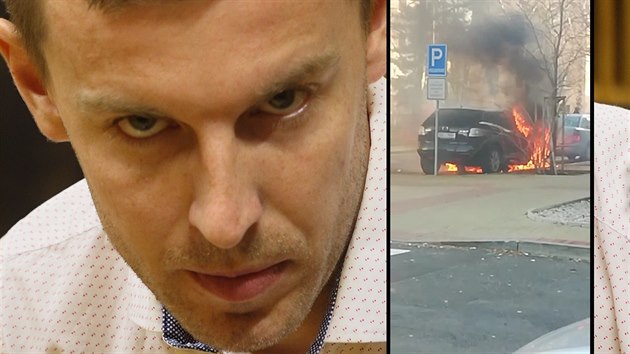 Jakub Kalfař byl odsouzen za podpalování aut, kontejnerů a několika objektů... Jakub Kalfař byl odsouzen za podpalování aut, kontejnerů a několika objektů...