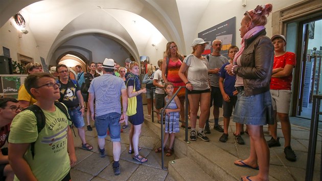 Pjemn ochlazen nabz v tchto dnech napklad prohldka tborskho podzem.