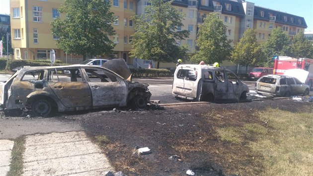 Na Barrandov shoela ti auta. (23.7.2019)