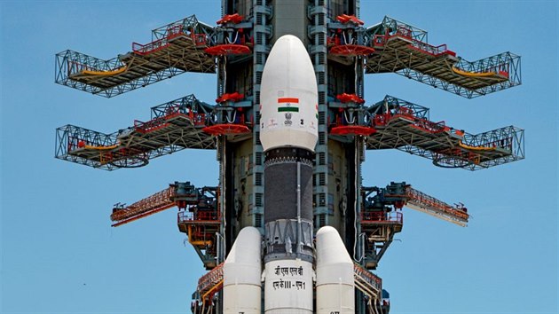 Indick raketa GSLV Mk.3 pipravena ke startu k Msci