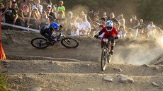 Tomáš Slavík během závodu Světové série ve fourcrossu horských kol JBC 4X... Tomáš Slavík během závodu Světové série ve fourcrossu horských kol JBC 4X...