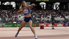 Česká oštěpařka Nikola Ogrodníková na mítinku Diamantové ligy v Londýně Česká oštěpařka Nikola Ogrodníková na mítinku Diamantové ligy v Londýně